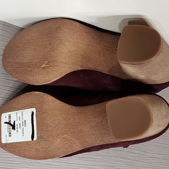 BP. 'Trolley' Ankle Bootie, Wine Suede, Womens Size 6 & 11 - Picture 9 of 10